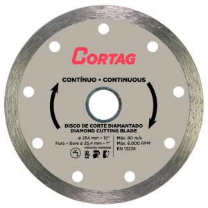 Disco de Corte Diamantado Contínuo 254 mm CORTAG-61613