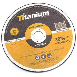 Disco de Corte Fino de 7Pol. Super Premium TITANIUM-5052