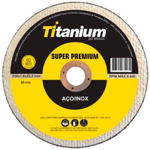 Disco de Corte Fino de 9 Pol. Super Premium TITANIUM-5178