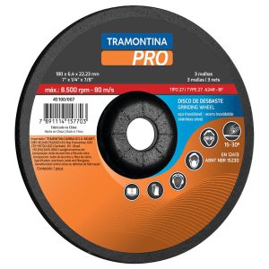 Disco de Desbaste para Aço Inox 7 Pol. TRAMONTINA PRO-45100007