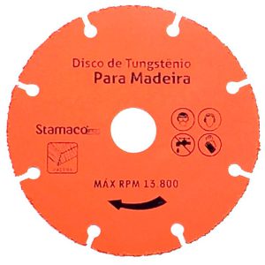 Disco de Tungstênio para Madeira 4 3/8 Pol. STAMACO-2697