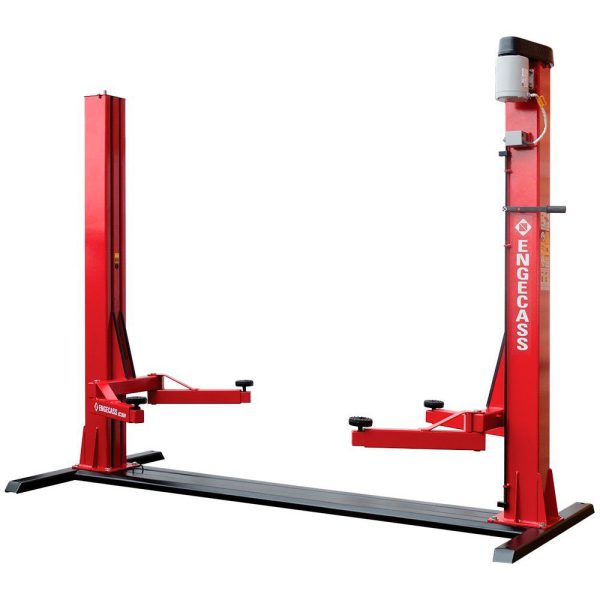 Elevador Automotivo Vermelho 2,6T Lubrificação a Graxa EC 2600 3CV Monofásico 220V ENGECASS-40967