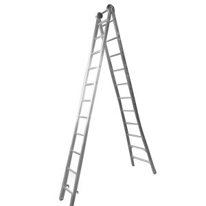 Escada Extensível em Alumínio 2×11 Degraus 3 em 1 REAL ESCADAS-EX11