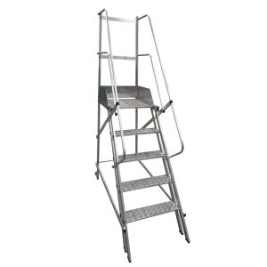 Escada Plataforma Trepadeira NR12 4 Degraus 1,25m ESCALEVE-NR1,25