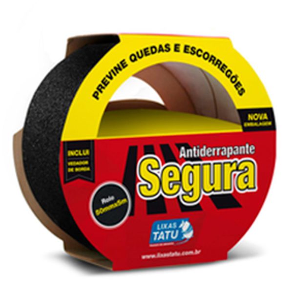 Fita Antiderrapante Segura Preta 50 x 5000mm LIXAS TATU-T25500602034