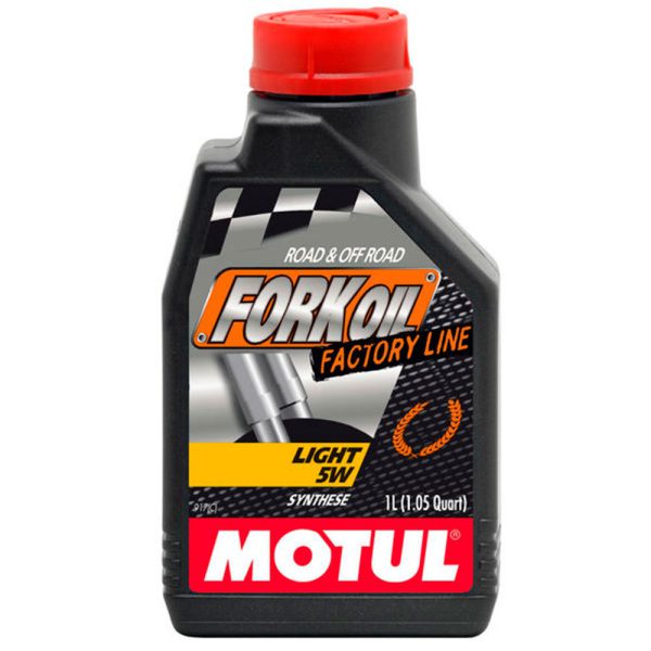 Fluido Fork Oil Factory Line 5W Light 1L para Garfos e Amortecedores MOTUL-MT073