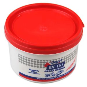 Graxa Branca Especial para Moto peças e Náutica 500g ONYX-ON-151