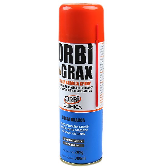 Graxa Branca em Spray de 300 ml ORBI-16