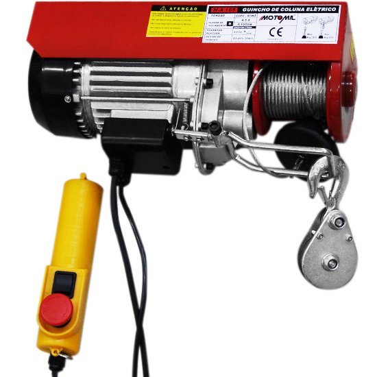 Guincho de Coluna Elétrica Profissional H-A 105 300/600Kg 220V MOTOMIL-H-A105