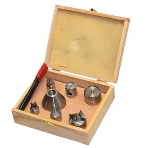 Jogo de Arrastadores Intercambiáveis 1 Pol. 8TPI com Adaptador para Torno MR-1218 MANROD-00877268054375