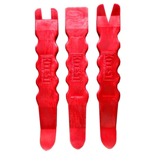 Jogo de Espátulas Plásticas com 3 Peças KITEST-KF-132