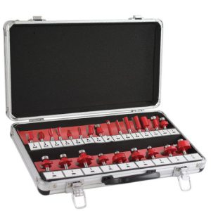 Jogo de Pontas para Tupia com 24 Peças LEE TOOLS-680400