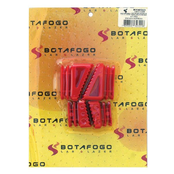 Jogo de Sapatas 4 Peças para Escada Doméstica de Alumínio BOTAFOGO-KIT0317