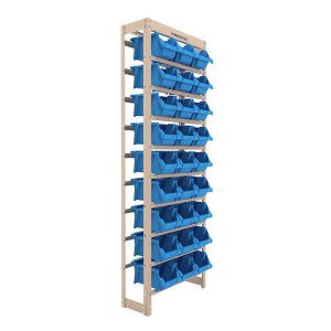 Kit Estante Gaveteiro com 27 Gavetas Nr. 5 Azul PRESTO-43008