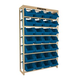 Estante Gaveteiro com 28 Gavetas Prática Nº 07 Azul PRESTO-43014