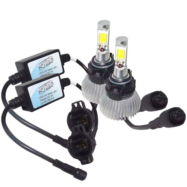 Kit Lâmpada de LED H16 32W 2800 Lúmens 6000K para Farol Automotivo com 2 Unidades H-TECH-HT-XLH16