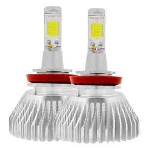 Kit Lâmpada de LED H9 32W 2800 Lúmens 6000K para Farol Automotivo com 2 Unidades H-TECH-HT-XLH9