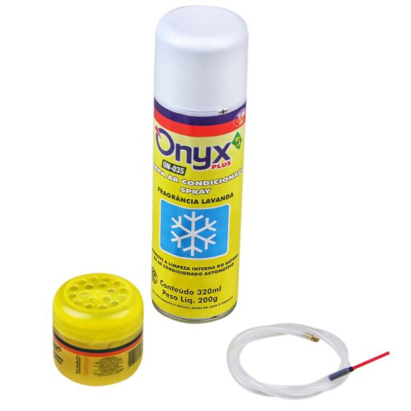 Kit Limpa Ar Condicionado com Aromatizante Lavanda ONYX-ON-362