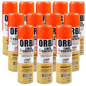 Limpa Contatos Elétricos em Spray de 300ml com 12 Unidades ORBI-K32