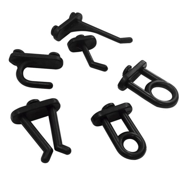 Kit Misto de Ganchos Plásticos para Painel de Ferramentas com 24 Peças PRESTO-40415