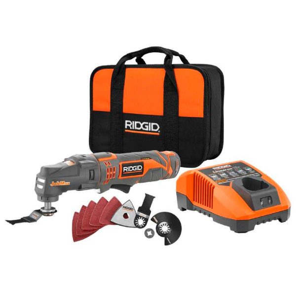 MultiCortadora Oscilante JobMax 12V com Kit de Acessórios e Maleta RIDGID-R82235