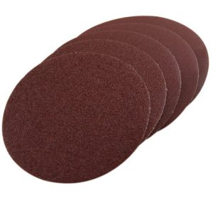 Kit de Discos de Lixa 125mm com Base de Velcro 5 Peças BLACK JACK-J303