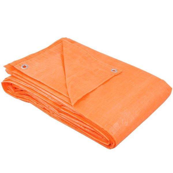 Lona de Polietileno 100 Micra Laranja 6 x 3 Metros NOVE 54-6168063000