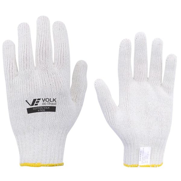 Luva Cotton Tricotada 4 Fios de Algodão VOLK-101020004