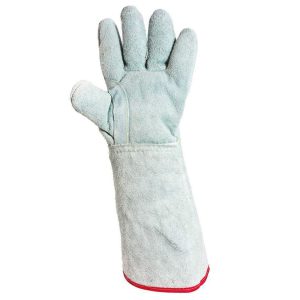 Luva de Soldador com Cano Longo 20cm – Tamanho Único PROTEPLUS-PPM13