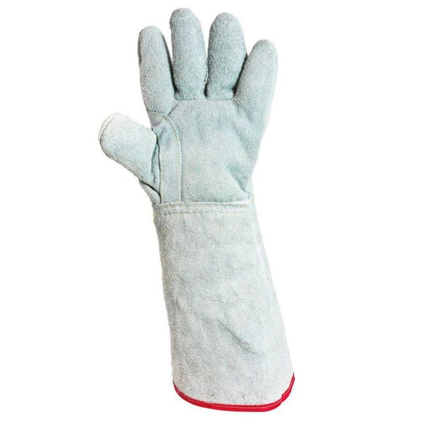 Luva de Soldador com Cano Longo 20cm – Tamanho Único PROTEPLUS-PPM13