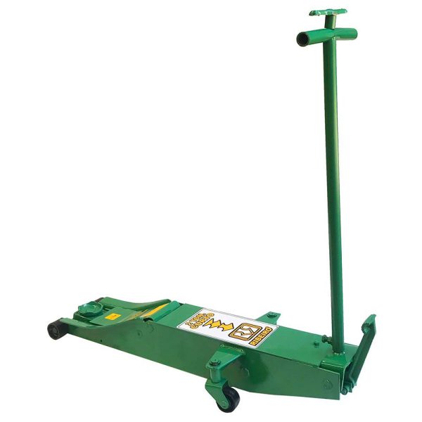 Macaco Jacaré Hidráulico Rebaixado 2 Toneladas Curto Verde com Roda de Ferro Profissional RIBEIRO-RM0023
