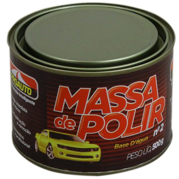 Massa de Polir N° 2 500g PROAUTO-5092