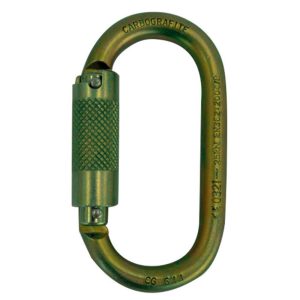 Mosquetão Oval 14mm CG644 com Trava Tripla CARBOGRAFITE-12578412