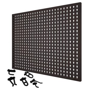 Painel em Aço para Ferramentas com Kit de 24 Ganchos Plásticos PRESTO-40414