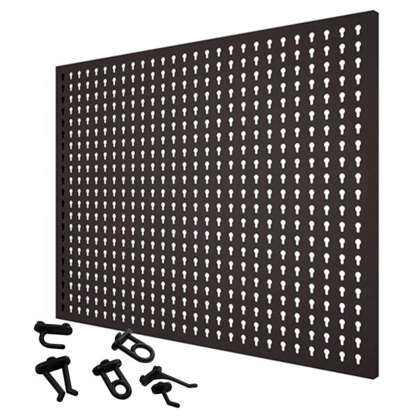 Painel em Aço para Ferramentas com Kit de 24 Ganchos Plásticos PRESTO-40414