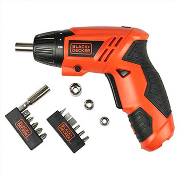 Parafusadeira 1/4 Pol. 4,8V com Carregador e Caixa com Acessórios BLACK+DECKER-KC4815K-BR