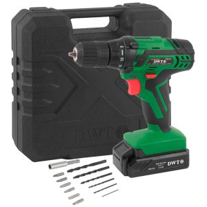 Parafusadeira Furadeira PFD012 3/8 Pol. 12V com Carregador Bivolt Maleta e Acessórios DWT BY VONDER-6005012000