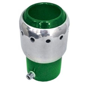 Ponteira para Escapamento Linha Turbo 032 Reta 2 1/16 Pol. Verde ESTAMPARIA PAULISTA-EP-038