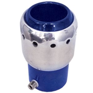 Ponteira para Escapamento Linha Turbo 032 Reta 2 1/16 Pol. Azul ESTAMPARIA PAULISTA-EP-046