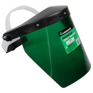 Protetor Facial Verde CG 8 Pol. com Catraca CARBOGRAFITE-010227010