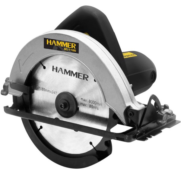 Serra Circular para Madeira 7.1/4 Pol. 1100W 220V – SC1100 HAMMER-GYSC1100