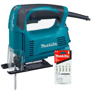Serra Tico Tico 450W 220V com Jogo de Lâminas 5 Peças MAKITA-4327-P