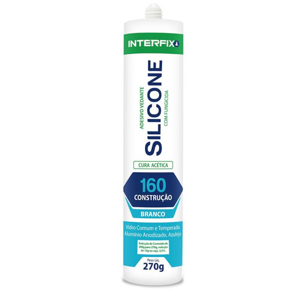Silicone Acético 160 Branco 270g INTERFIX-3670040