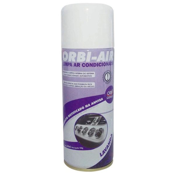 Spray Limpa Ar Condicionado Automotivo Lavanda 200ml ORBI-5978