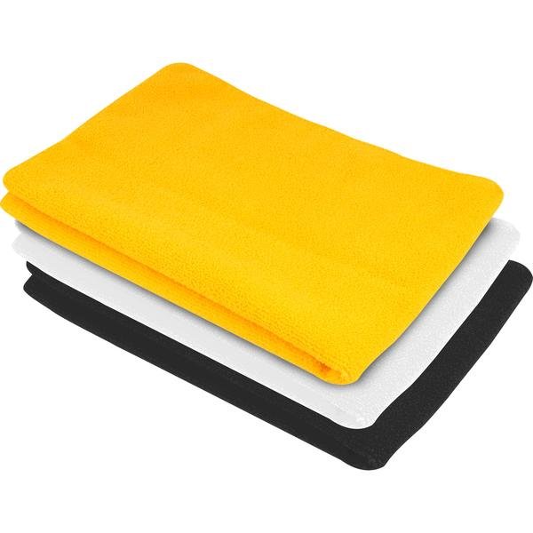 Toalha de Microfibra 40 cm x 40 cm 350 G/M2 Gsm Jogo com 3 Peças VONDER-6364400400