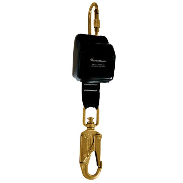 Trava Queda Retrátil CG500D com Fita de Poliéster 1,80m CARBOGRAFITE-010582110