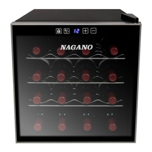 Adega de Vinhos Climatizada 16 Garrafas 44 L Display Digital Bivolt