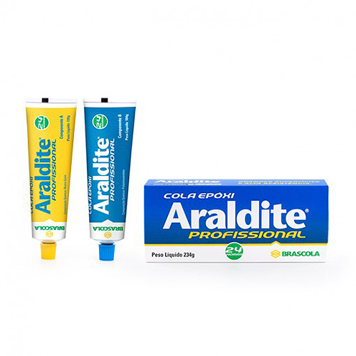 Adesivo Cola Epóxi Araldite 234g 2 Bisnagas