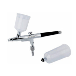 Aerógrafo Dupla Ação Bico 0,35mm Duas Canecas Reservatório 20 e 30ml – MP1004