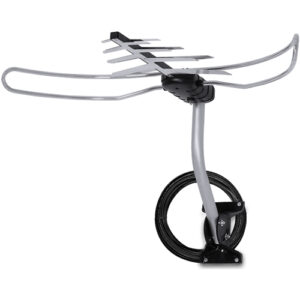 Antena Externa para TV 4 em 1 VHF UHF HDTV Digital
